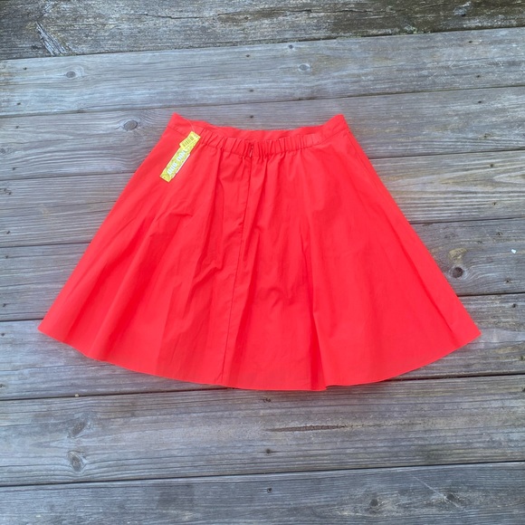 Gianni Bini Hot Orange short circle skirt NWT - Picture 6 of 10